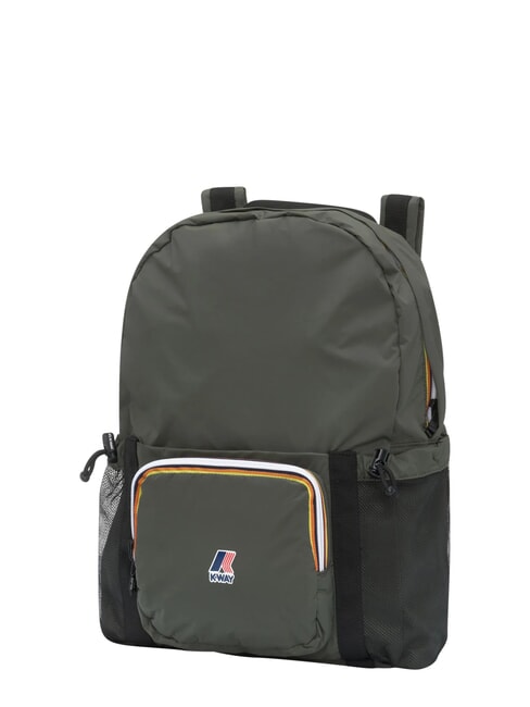 LE VRAI 4.0 MICHEL Rucsac pliabil verde negricios - Rucsacuri pentru școală și timp liber