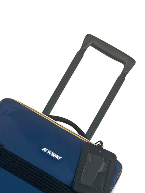 BLOSSAC  Cărucior pentru bagaje de m&acirc;nă impermeabil insignă albastră-neagră - Bagaje de m&acirc;nă