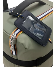 KWAY BLOSSAC  Cărucior pentru bagaje de m&acirc;nă impermeabil lichen verde-negru p - Bagaje de m&acirc;nă - 4