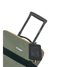 KWAY BLOSSAC  Cărucior pentru bagaje de m&acirc;nă impermeabil lichen verde-negru p - Bagaje de m&acirc;nă - 5