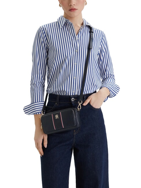 TH DAILY Geantă de umăr mini, cu curea de umăr albastru spațial - Genți femei