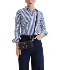 TOMMY HILFIGER TH DAILY Geantă de umăr mini, cu curea de umăr albastru spațial - Genți femei - 2