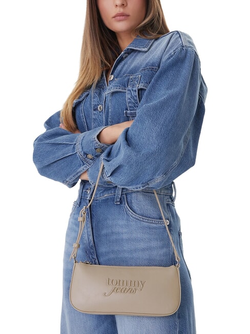 TJ MUST Geantă de umăr piatră - Genți femei