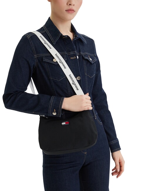 TJ ESS DAILY Geantă de umăr negru - Genți femei