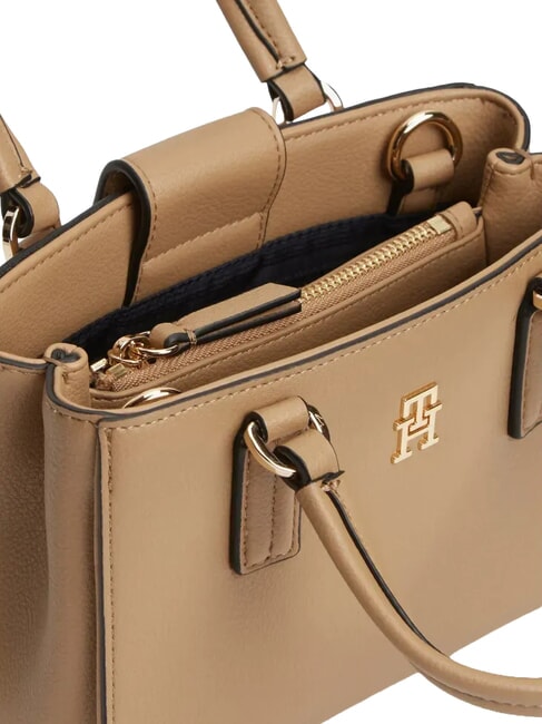 TH DAILY Geantă mini cu curea de umăr p&acirc;nză de safari - Genți femei