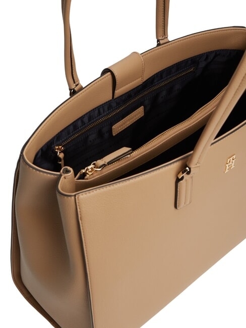 TH DAILY Geantă de umăr p&acirc;nză de safari - Genți femei