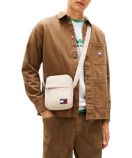 TOMMY HILFIGER TJ ESS DAILY Geantă de nailon reciclată piatră - Genți de umăr bărbați - 4