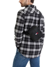 TOMMY HILFIGER TJ ESS DAILY PU Geantă de umăr negru - Genți de umăr bărbați - 5