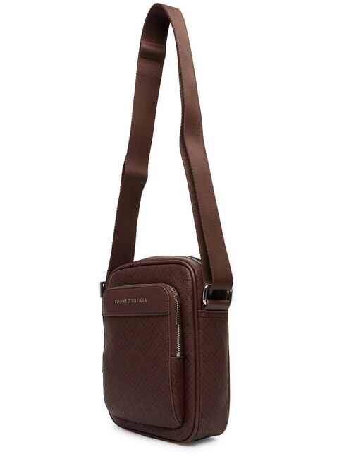 TH FLAG MONOGRAM Geantă de umăr boabe de cafea - Genți de umăr bărbați