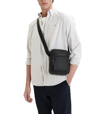 TOMMY HILFIGER TH FLAG MONOGRAM Geantă de umăr negru - Genți de umăr bărbați - 5