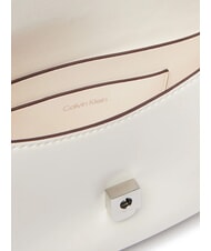 CALVIN KLEIN HARDWARE MONOGRAM Geantă de umăr mini șoaptă albastră - Genți femei - 3