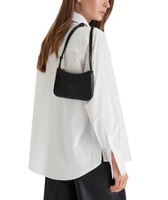 CALVIN KLEIN BOLD MONOGRAM Geantă de umăr mini pe negru - Genți femei - 2