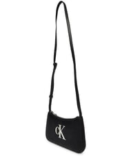 CALVIN KLEIN BOLD MONOGRAM Geantă de umăr mini alb-negru - Genți femei - 3