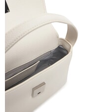 CALVIN KLEIN HARDWARE EMBLEM PEBB Geantă de m&acirc;nă, cu curea de umăr alis alb - Genți femei - 5