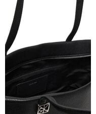 CALVIN KLEIN HARDWARE EMBLEM PEBB Sacoșă de cumpărături pe negru - Genți femei - 4