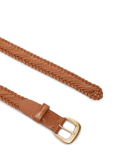 CLASSIC BUCKLE Curea de piele ulei de argan / auriu deschis antic - Curele