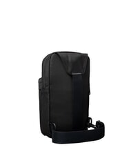 CALVIN KLEIN BOLD LOGO NYLON Geantă subțire pe negru - Genți de umăr bărbați - 2