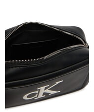 CALVIN KLEIN BOLD MONOGRAM Geantă de umăr mini alb-negru - Genți femei - 4