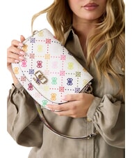 GUESS EMELIE LOGO Geantă de umăr multi-logo - Genți femei - 2