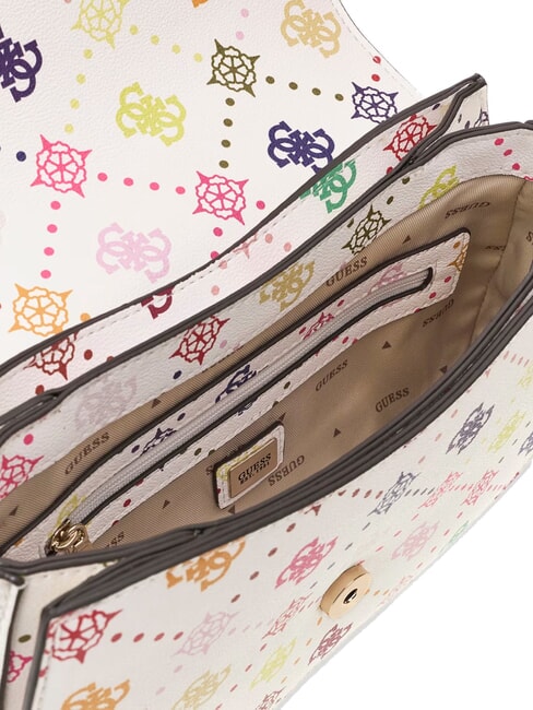 EMELIE LOGO Geantă de umăr multi-logo - Genți femei