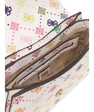 GUESS EMELIE LOGO Geantă de umăr multi-logo - Genți femei - 4