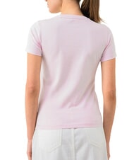 GUESS JEANS SS CN SLIM Tricou cu maneca scurta liliac de vară - tricou - 2