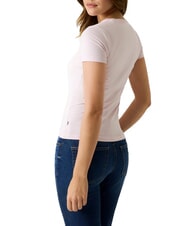 GUESS JEANS ICONIC Tricou cu m&acirc;necă scurtă liliac de vară - tricou - 2