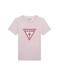 GUESS JEANS ICONIC Tricou cu m&acirc;necă scurtă liliac de vară - tricou - 3