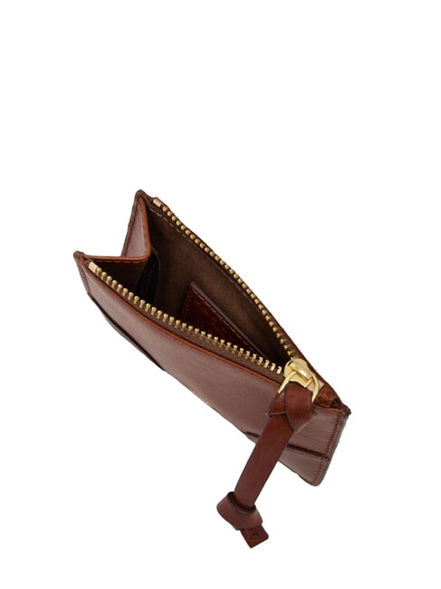 STORY Portofel din piele pentru monede BROWN - Portofele femei