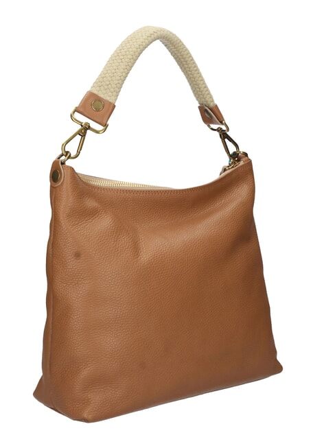 YASEMIN Geantă de umăr capră neagră - Genți femei