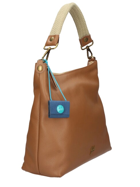 YASEMIN Geantă de umăr capră neagră - Genți femei