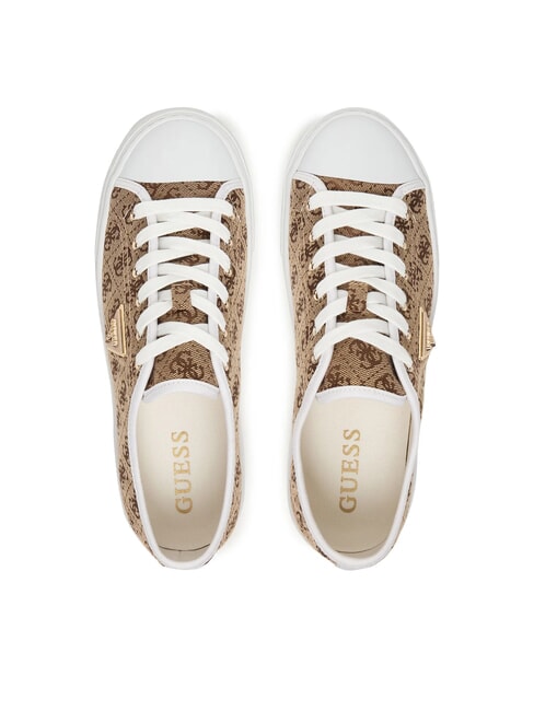 JOEZI4 Adidași Bej / maro - Pantofi femei