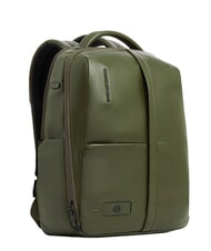 PIQUADRO RUSSEL Rucsac din piele pentru laptop de 15,6" - Rucsacuri pentru laptop