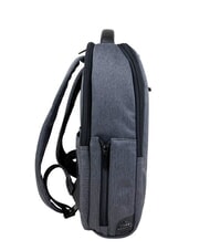 PIQUADRO BRIEF 2 rucsac pentru laptop și suport pentru iPad din material reciclat Gri - Rucsacuri pentru laptop - 3
