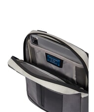 PIQUADRO BRIEF 2 geanta iPad din material reciclat Gri - Genți de umăr bărbați - 5