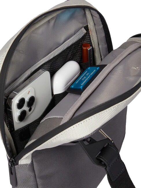 BRIEF 2 geanta iPad din material reciclat Gri - Genți de umăr bărbați