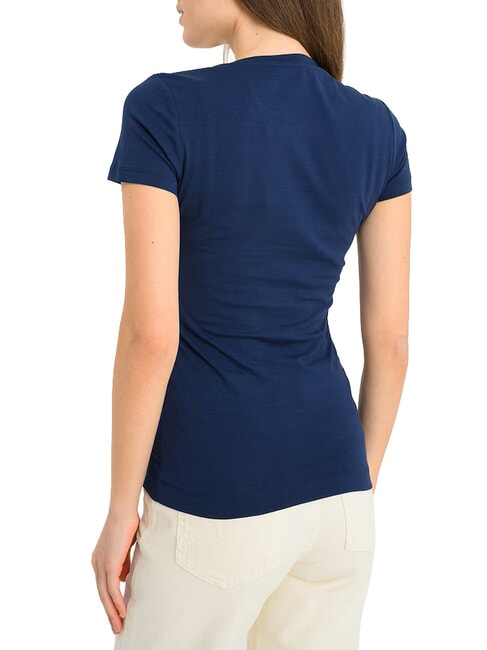 FEATHER TRIANGLE  albastru &icirc;nnegrit - tricou