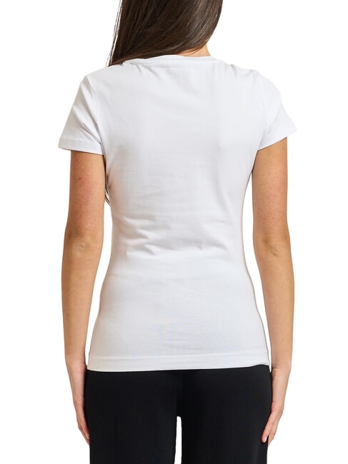 FEATHER TRIANGLE  alb purpuriu - tricou