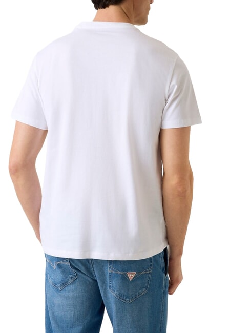 PATCH LOGO Tricou din bumbac alb purpuriu - tricou
