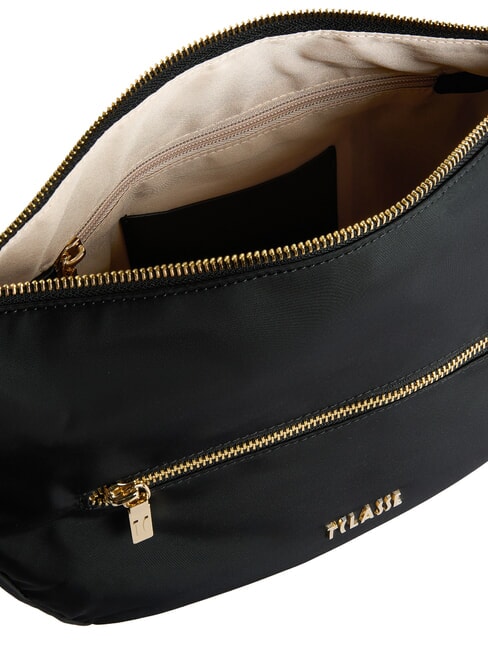 BREEZE NYLON Geantă de umăr, &icirc;n formă de semilună negru - Genți femei