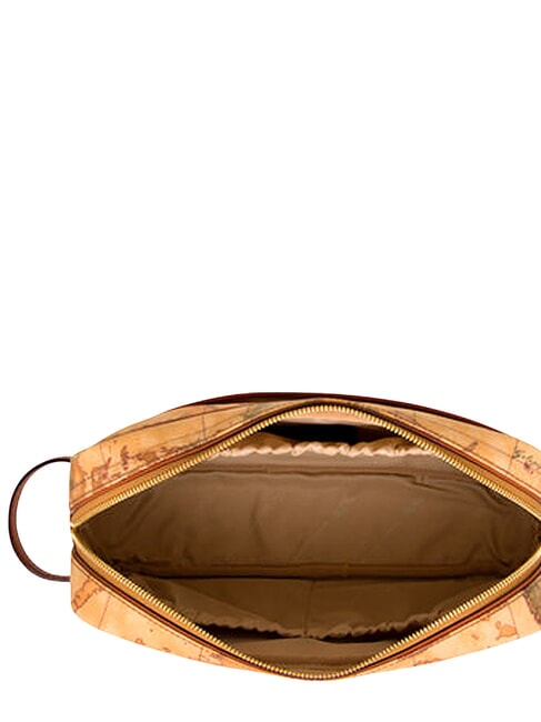 GEO CLASSIC Trusă cosmetică mare din piele mixtă NATURAL - Truse de toaletă