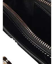 LOVE MOSCHINO ENAMELED Geantă de umăr, strălucitoare negru - Genți femei - 4