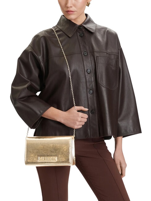 SMART DAILY Poșetă cu lanț platină - Genți femei