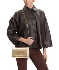 LOVE MOSCHINO SMART DAILY Poșetă cu lanț platină - Genți femei - 2