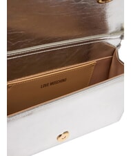 LOVE MOSCHINO SMART DAILY Poșetă cu lanț argint - Genți femei - 6