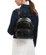 LOVE MOSCHINO PILLOW Rucsac cu buzunar frontal negru - Genți femei - 2