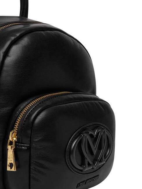 PILLOW Rucsac cu buzunar frontal negru - Genți femei