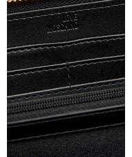 LOVE MOSCHINO BOLD LOVE Portofel cu fermoar negru - Portofele femei - 6