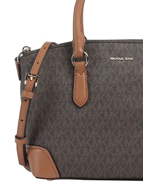 MURPHY Geantă de m&acirc;nă, cu curea de umăr, din piele brn/ghinda - Genți femei