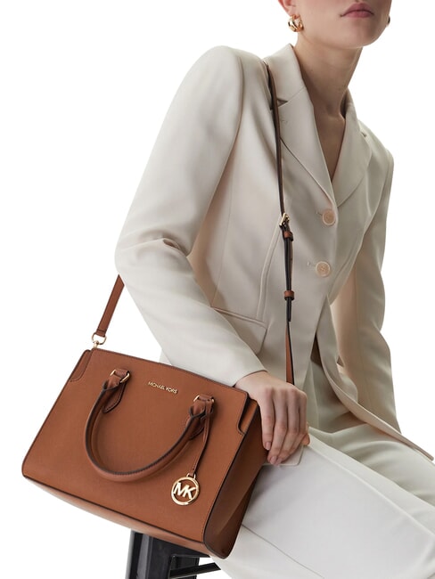 BECCA Geantă de m&acirc;nă cu curea de umăr, din piele bagaje - Genți femei